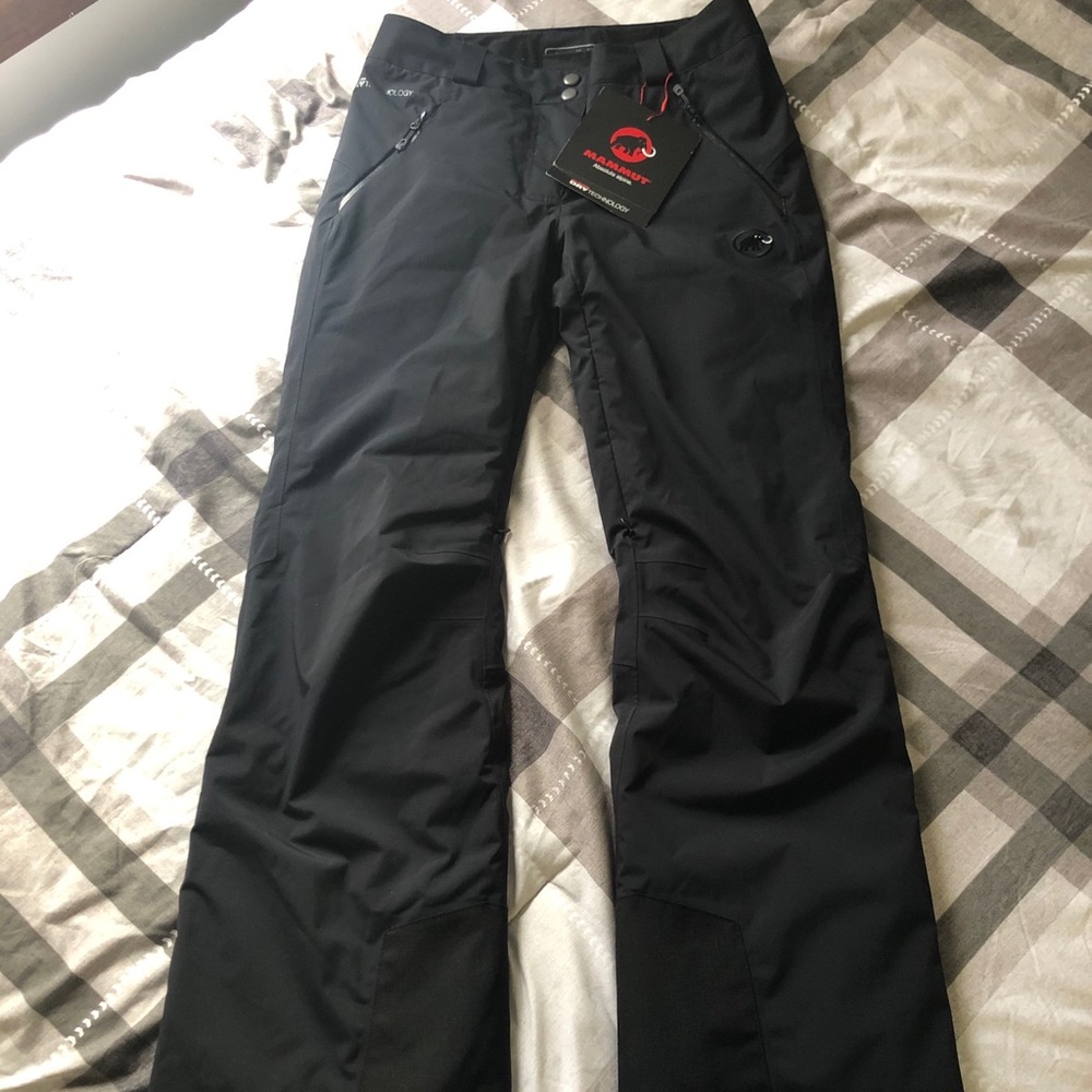 Mammut Nara HS Black Ski Pants (8) Womens